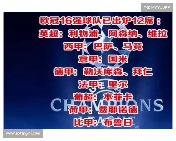 欧冠16强抽签将于2月27日进行，无同国回避规则彻底开放对决
